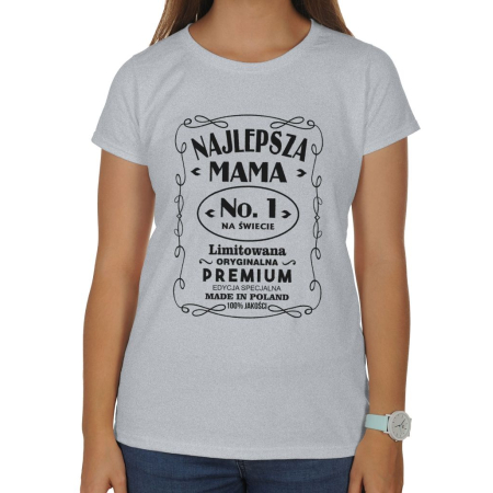 Koszulka damska Na dzień matki Najlepsza mama wersja limitowana